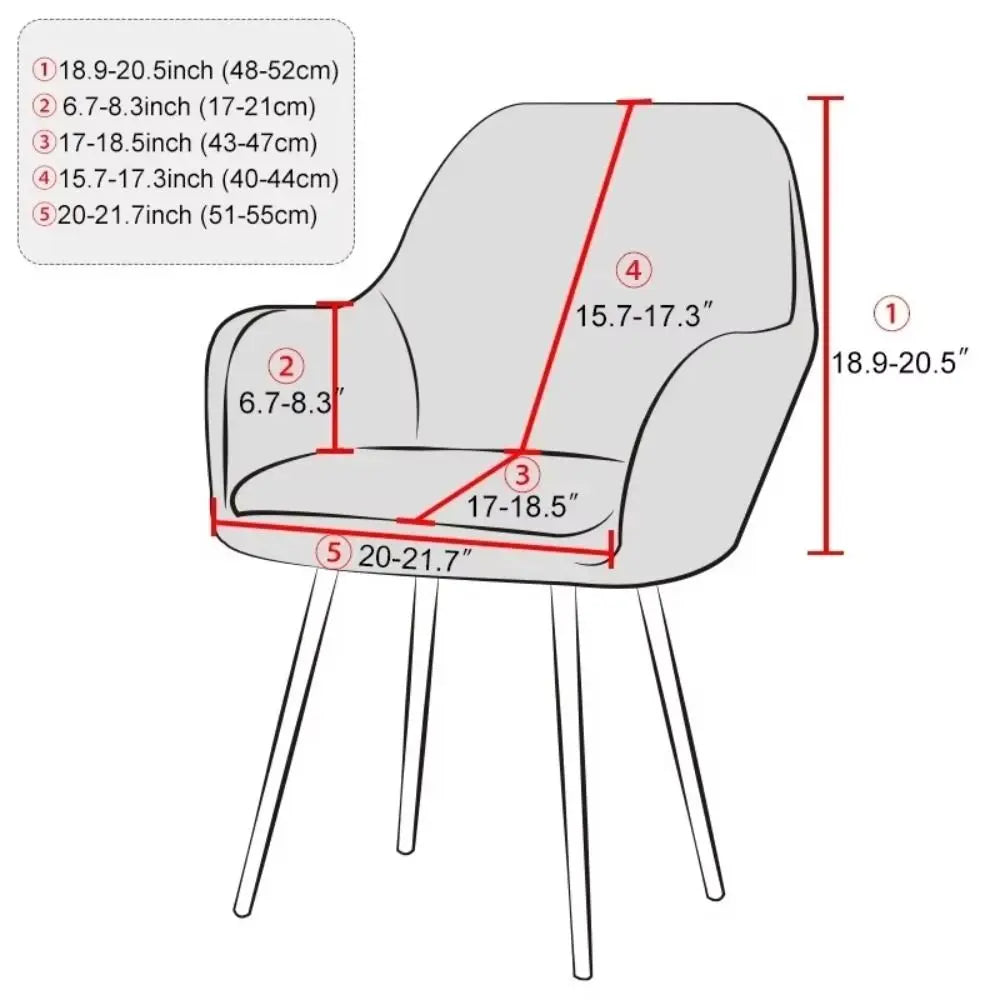 Elastic Polar Fleece High Arm Chair Cover – Armchair Slipcover Armchair Slipcover Richie's