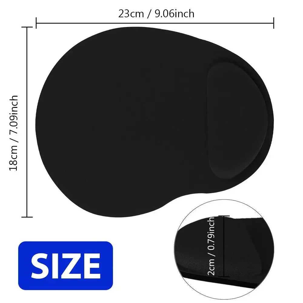 Ergonomic Wrist Rest Mouse Pad – Memory Foam Non-Slip Wrist Rest Mouse Pad Richie's