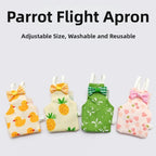 Fruit Print Parrot Harness Diaper & 2m Leash – S/M/L Bird Harness Leash Richie's
