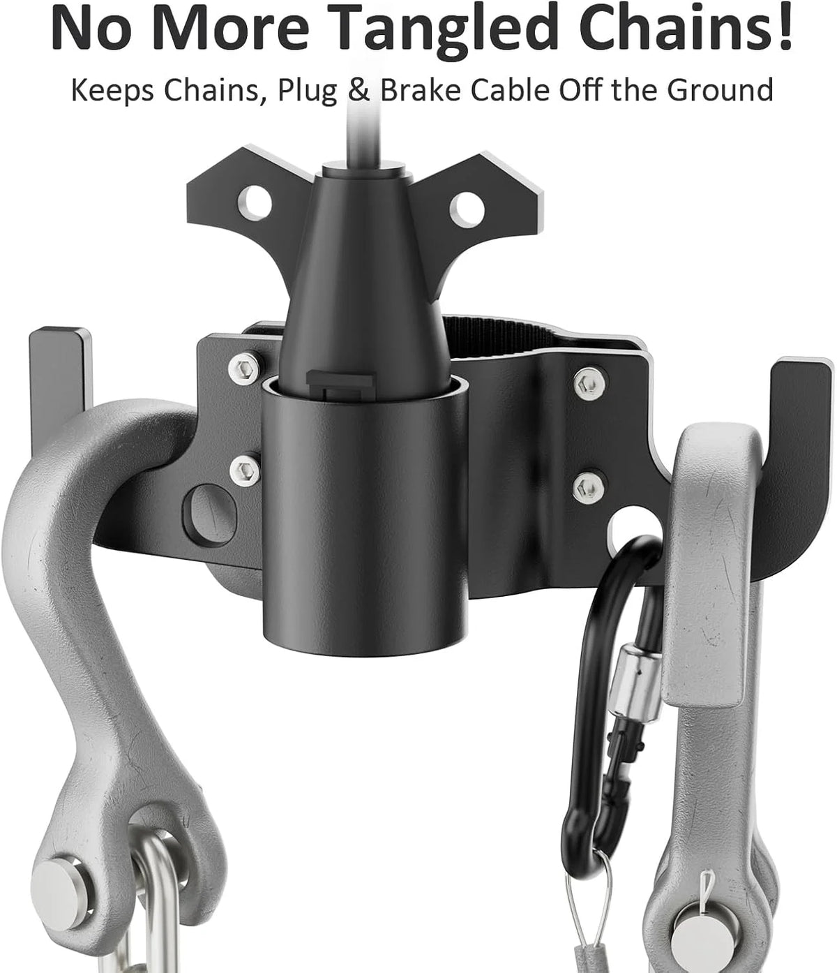 Trailer Chain Organizer 7-Way Plug Holder for RV Tongue Jack Trailer Plug Organizer Richie's