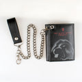 Printed Triple-Fold Chain Wallet with Card Holder & ID Window Chain Wallet Richie's A4075