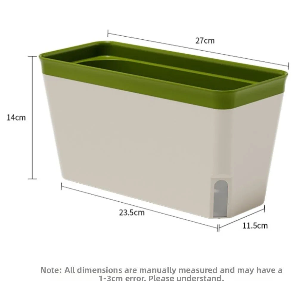 Modern Self-Watering Planter Pot with Water Level Window Self-Watering Planter Richie's