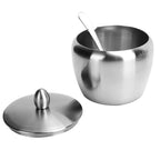 304 Stainless Steel Seasoning Pot Set | Rotating Rack & Spoons Seasoning Pot Set Richie's