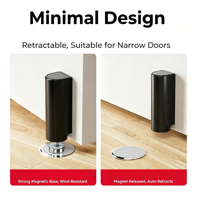 Magnetic Door Stopper Hidden Floor Mount Wall Protector Magnetic Door Stop Richie's