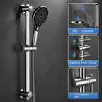 Adjustable Wall Mounted Shower Sliding Bar – Stainless Steel Shower Sliding Bar Richie's