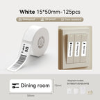 Niimbot D11/D110/D101 Thermal Label Paper – Waterproof Anti-Oil Thermal Label Tape Richie's White 1550