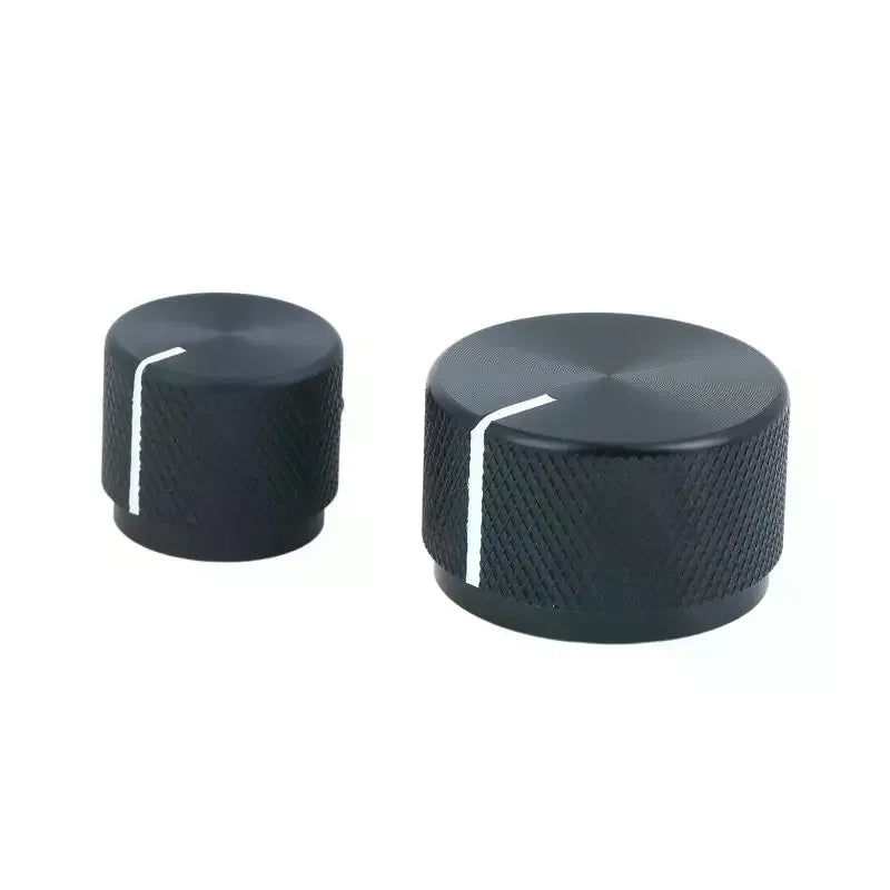 Aluminum Potentiometer Knob 20mm 30mm – Black & Silver Potentiometer Knob Richie's