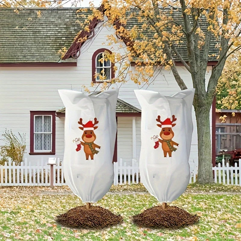 Heavy Duty Winter Frost Cloth Plant Cover with Drawstring Frost Plant Cover Richie's