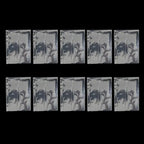 A5 Kpop Photo Binder + 10 Refill Sleeves – Idol Card Organizer Photo Card Binder Richie's Vertical 2Grid-10Pcs