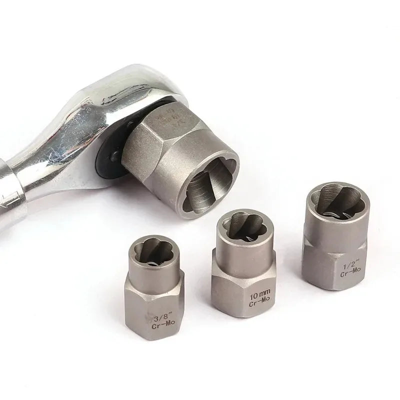 14Pc Stripped Lug Nut Remover Set | Impact Bolt Extractor Kit Bolt Extractor Set Richie's