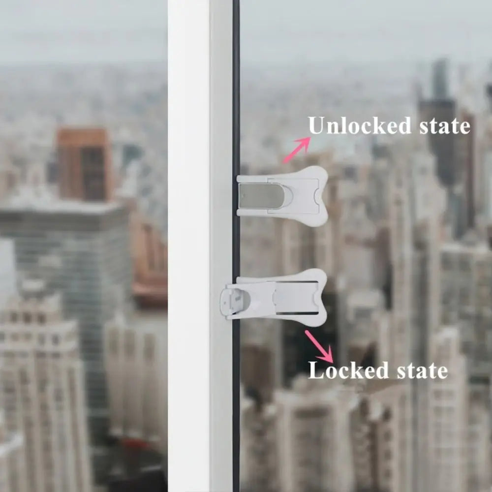 Sliding Door Lock Self-Adhesive Child Safety Stopper | ABS Child Safety Lock Richie's