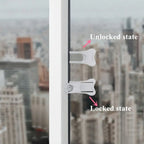 Sliding Door Lock Self-Adhesive Child Safety Stopper | ABS Child Safety Lock Richie's