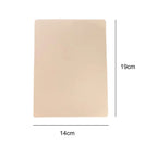 Silicone Tattoo Practice Skin Double-Sided Fake Skin 14×19cm Tattoo Practice Skin Richie's