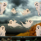 Halloween Ghost Window Sticker – Static Cling Decoration Window Sticker Richie's