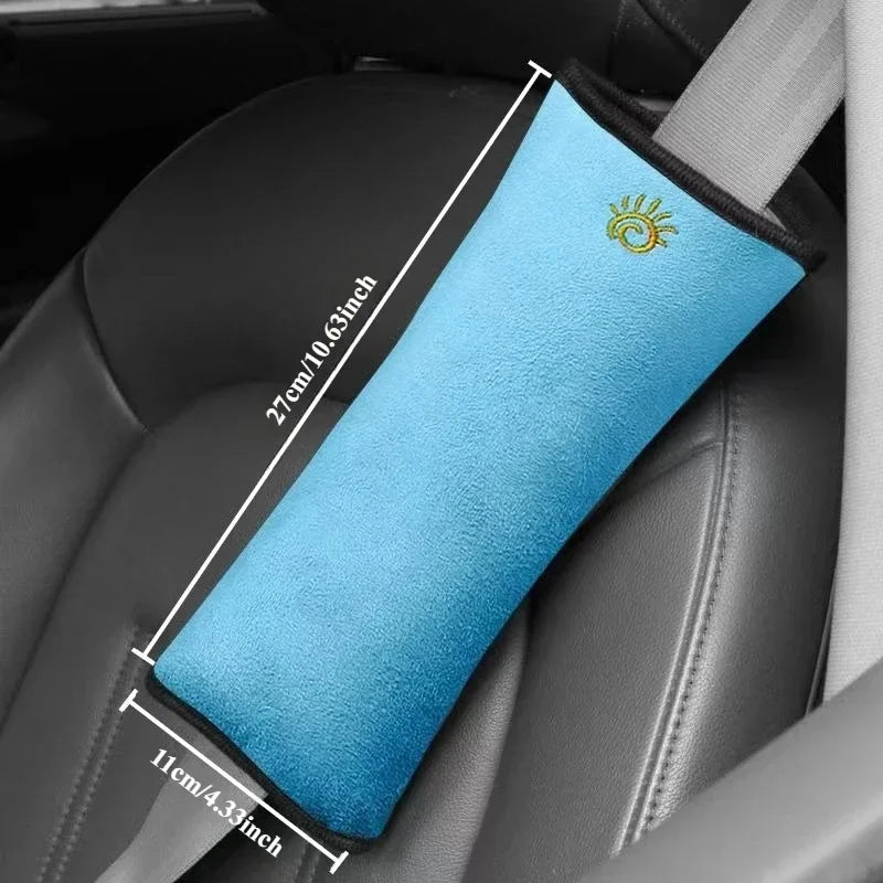 Plush Seat Belt Shoulder Pads – Universal Car Seat Covers Seat Belt Shoulder Pad Richie's