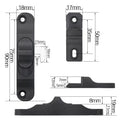Push-Pull Window Hook Lock – Anti-Theft Sliding Door Plug Window Door Lock Richie's 1pcs