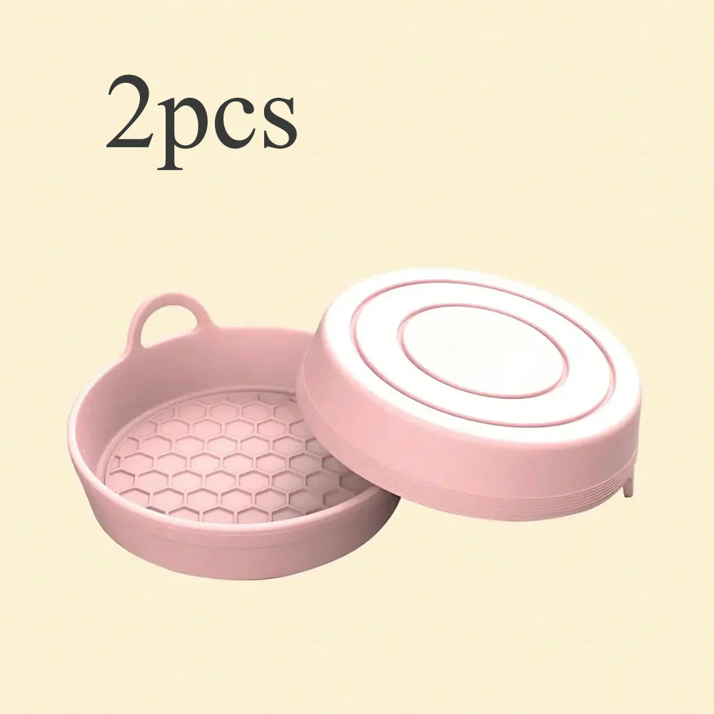 2-Pack Silicone Car Cup Holder Coasters – Non-Slip & Heat-Proof Car Cup Holder Coaster Richie's pink