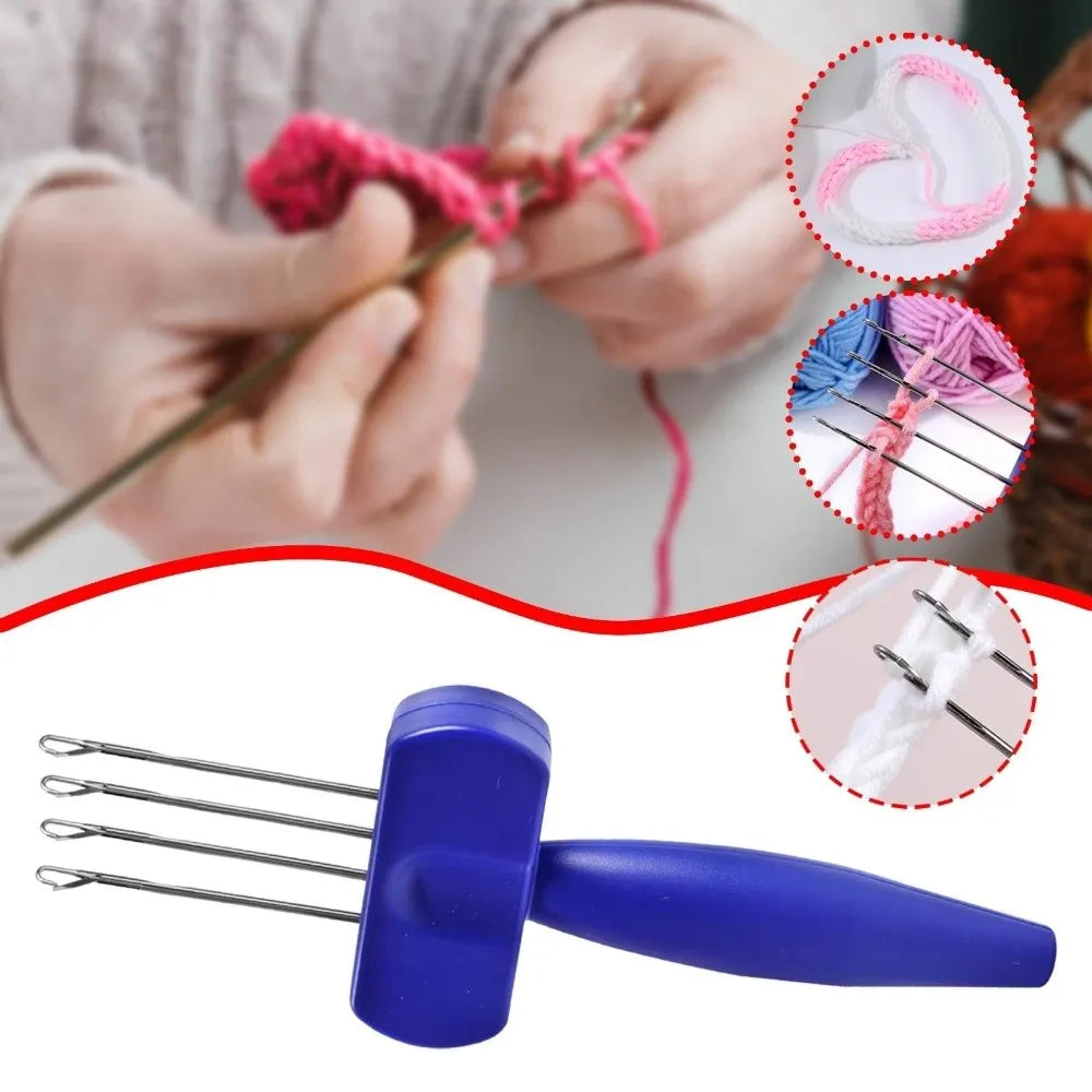 Ergonomic Latch Hook Tool – Portable Cord Knitting Hook Latch Hook Knitting Tool Richie's