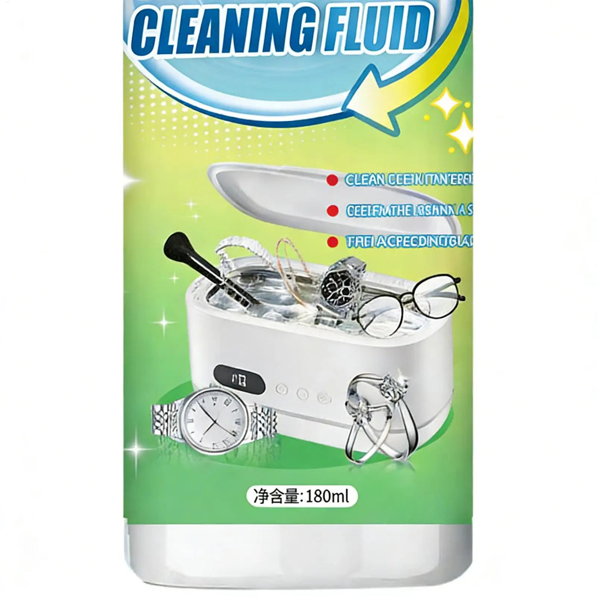 Ultrasonic Jewelry Cleaning Solution 180ml | Gold & Silver Jewelry Cleaning Solution Richie's
