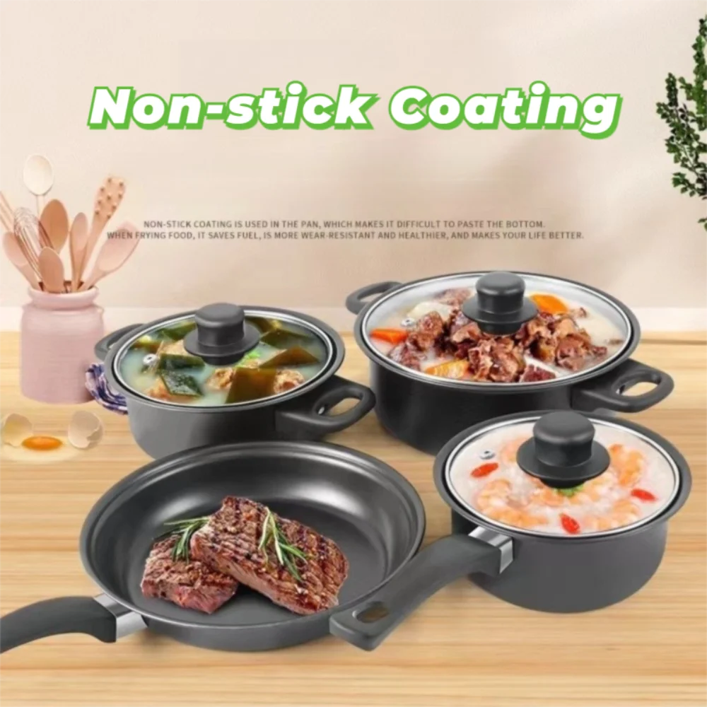 13-Piece Maifanstone Non-Stick Cookware Set – Pots & Pans Non-Stick Cookware Set Richie's