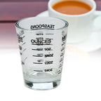 30ml Heavyweight Glass Measuring Cup – Bar, Baking & Kitchen Glass Measuring Cup Richie's