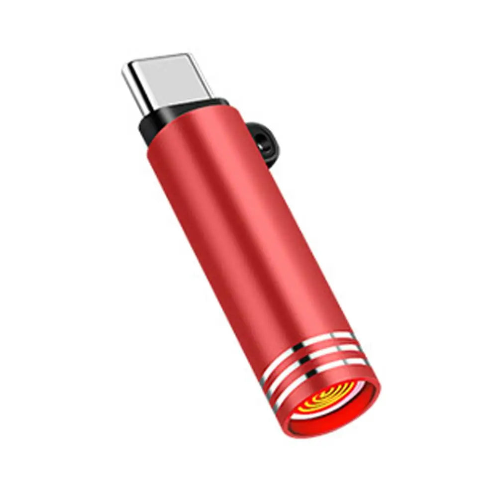 USB Type-C Flameless Windproof Lighter Keychain Gift USB Flameless Lighter Richie's C