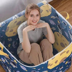 Large Foldable Clothing Storage Bag | Quilt & Blanket Organizer Clothing Storage Bag Richie's