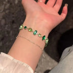 Sparkling Zircon Crystal Bracelet for Women | Y2K Style Fashion Bracelet Richie's