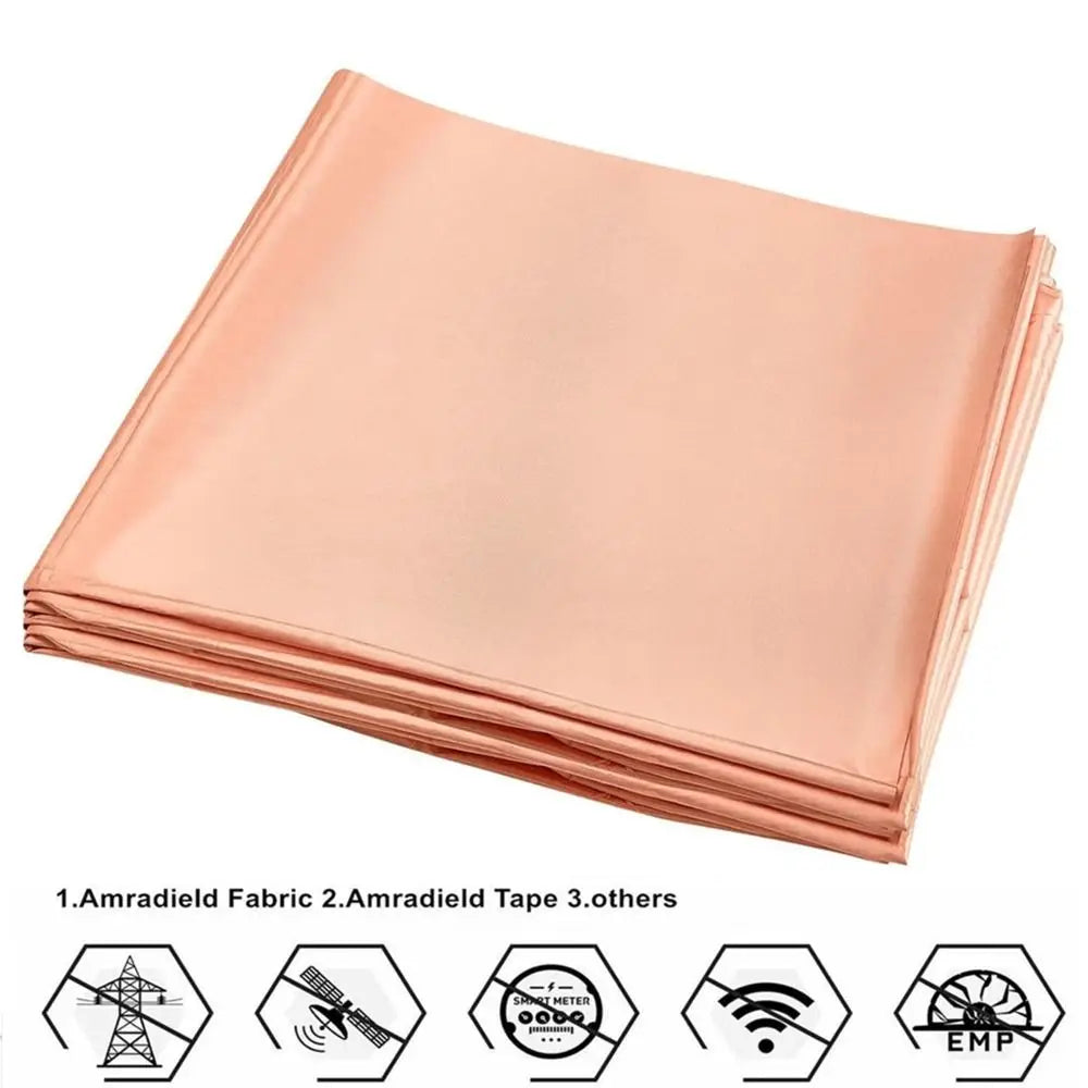 RFID Shielding Copper Fabric 1.1x1M – WiFi RF EMF Blocking Shielding Fabric Richie's