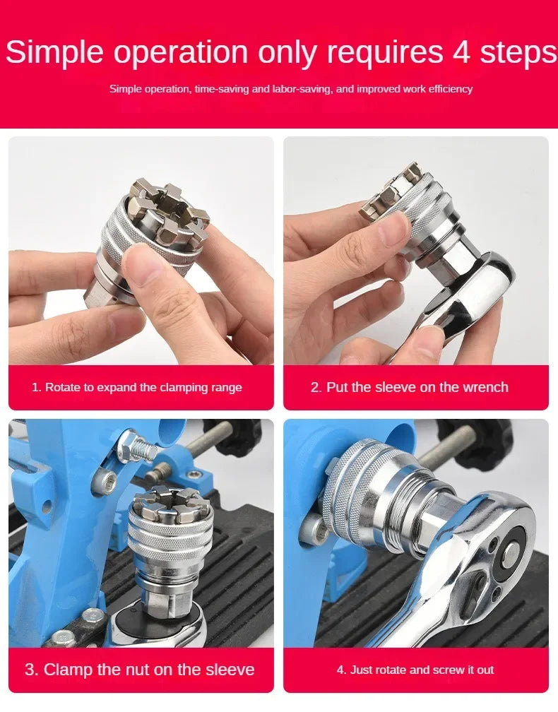 Adjustable Universal Socket Wrench 10–19mm | 3/8" Drive Socket Wrench Richie's