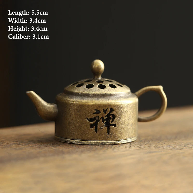 Vintage Alloy Incense Burner Stick Holder – Mini Hollow Censer Incense Burner Richie's A14