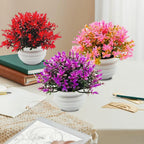 Artificial Bonsai Potted Plant – Multi-Color Faux Grass Décor Artificial Potted Plant Richie's