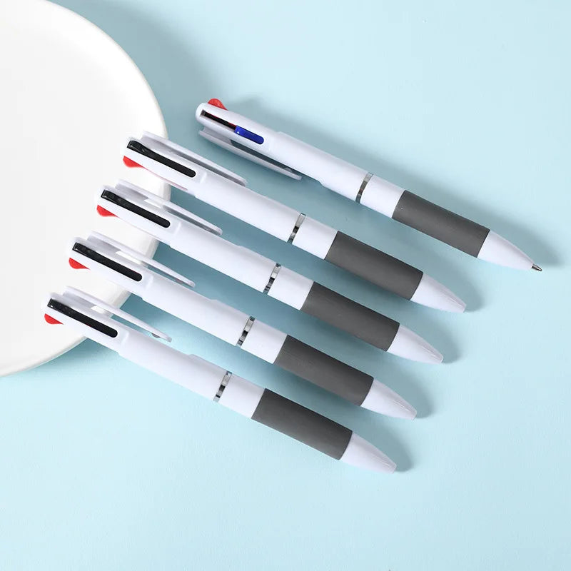 3-in-1 Multicolor Retractable Ballpoint Pens | 3/6/10 Pack Multicolor Ballpoint Pens Richie's white-6pcs