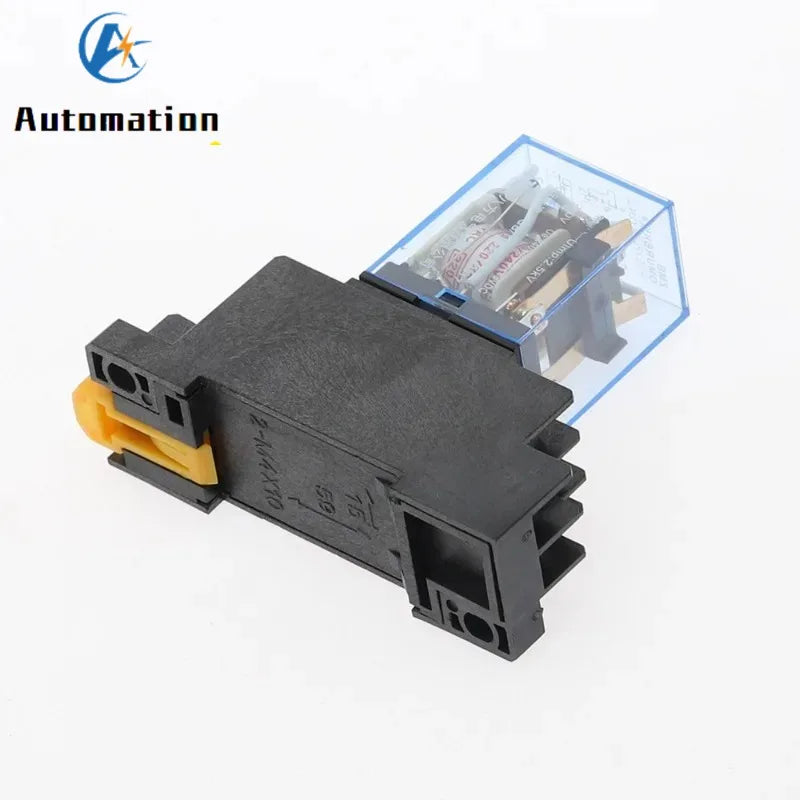 10pcs MY2NJ DPDT Power Relay with Socket Base 12V 24V 110V 220V Power Relay Richie's