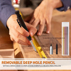Aluminum Multi-Function Scribing Tool – Deep Hole Pencil Woodworking Scribing Tool Richie's