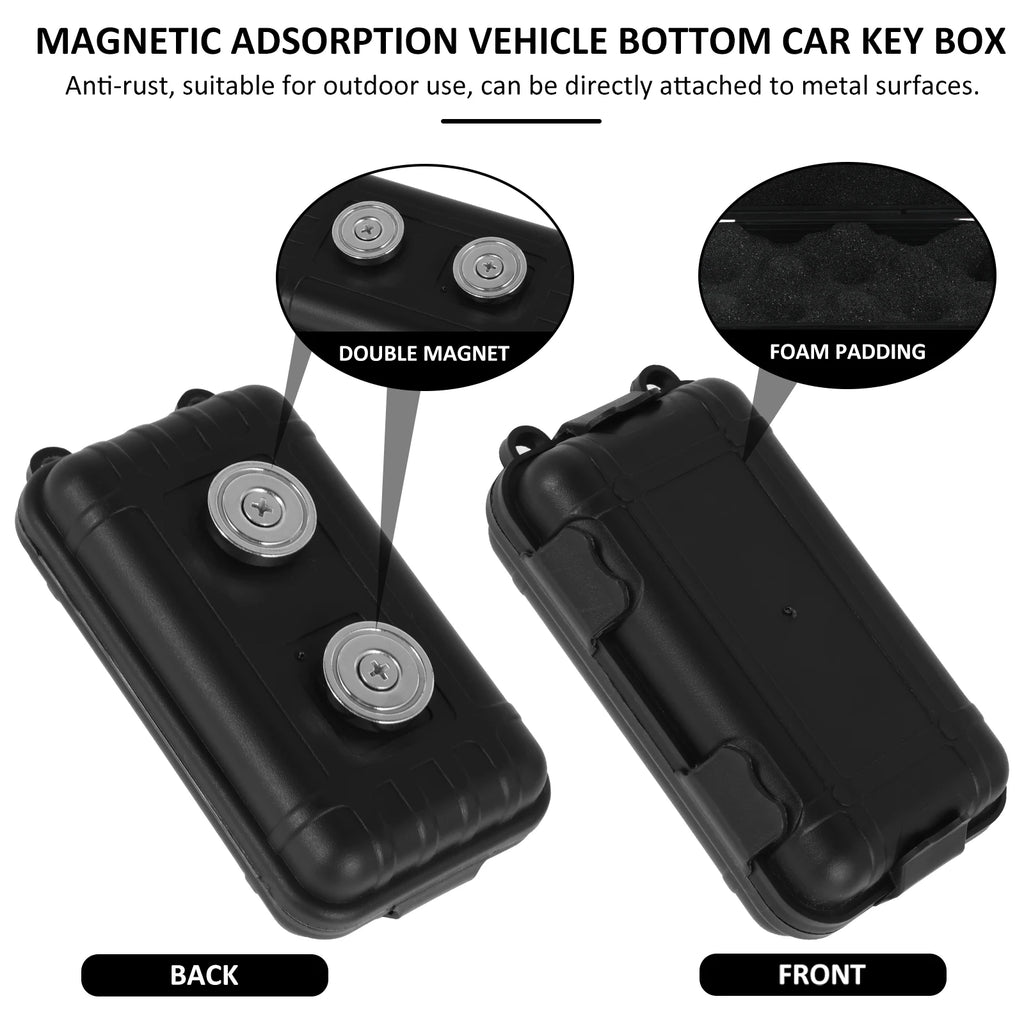 Magnetic Hidden Key Box – Secure Car & Home Spare Key Holder Magnetic Key Holder Richie's
