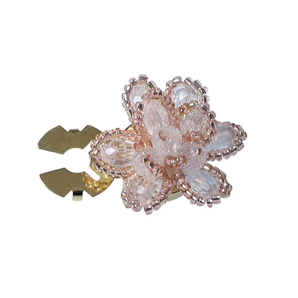 Pearl Button Covers DIY Alloy Rhinestone Shirt Cufflinks Button Cover Accessory Richie's 05