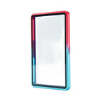 Gradient Aluminum Trading Card Case 35PT UV Double-Sided Glass Trading Card Case Richie's Blue red