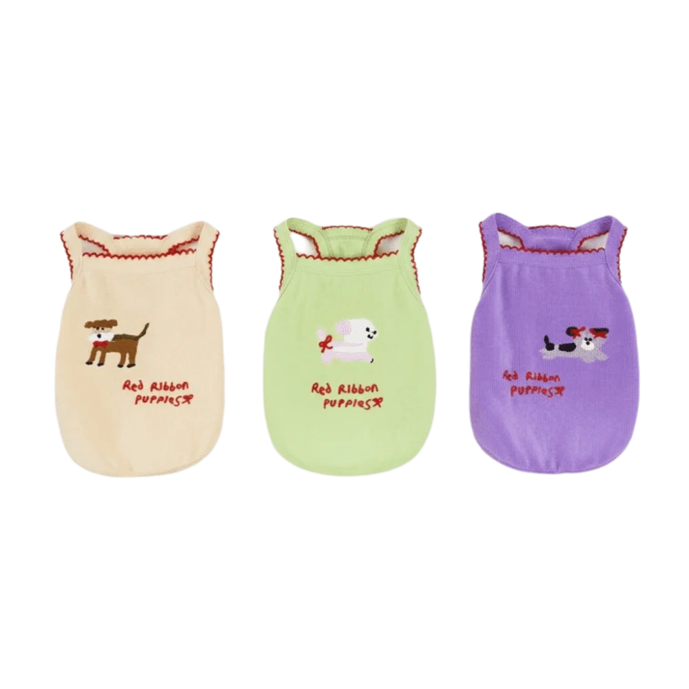 Cartoon Print Dog Vest – Breathable Pet Pullover S/M/L Pet Dog Vest Richie's