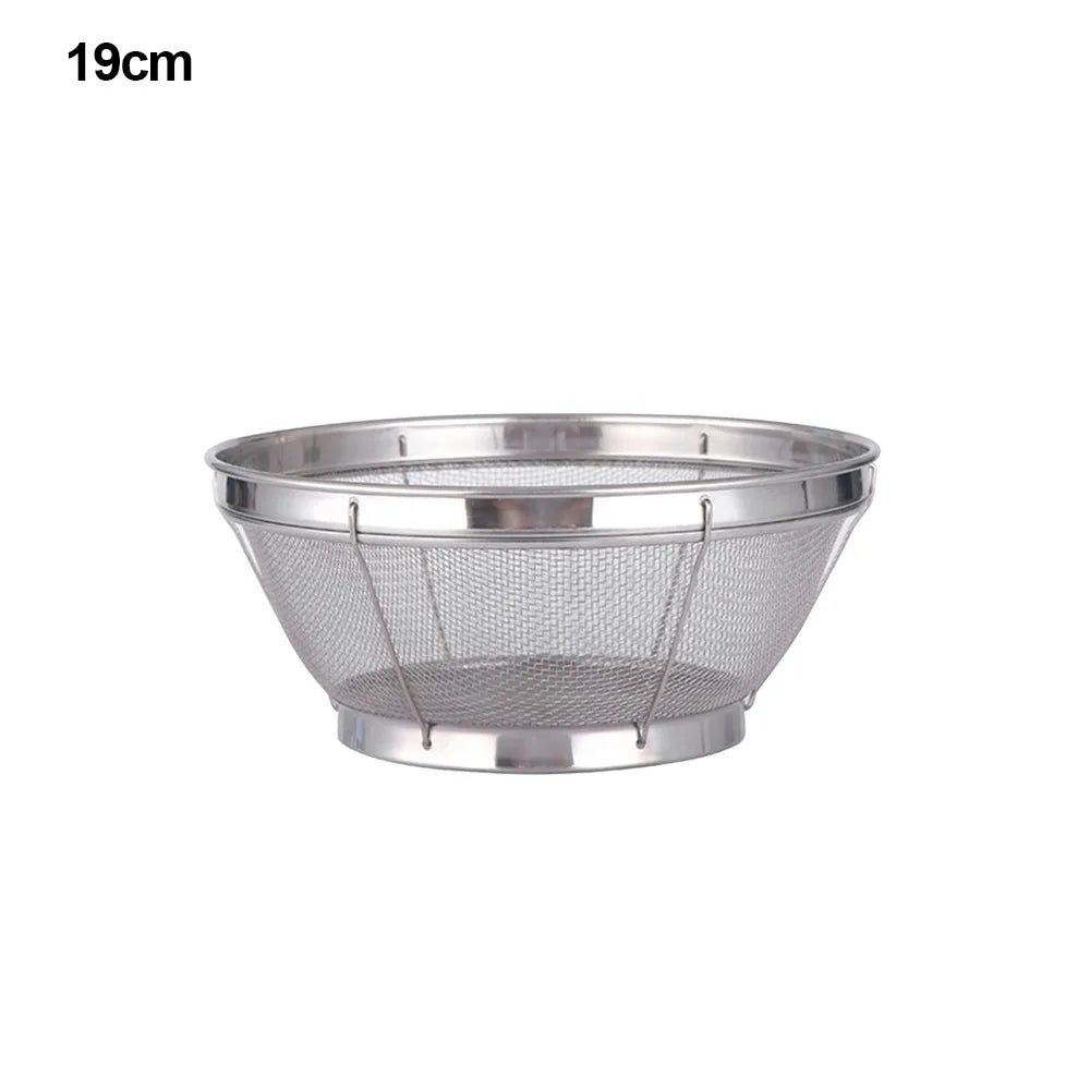 Stainless Steel Fine Mesh Strainer & Colander – Self-Draining Kitchen Colander Strainer Richie's 19cm