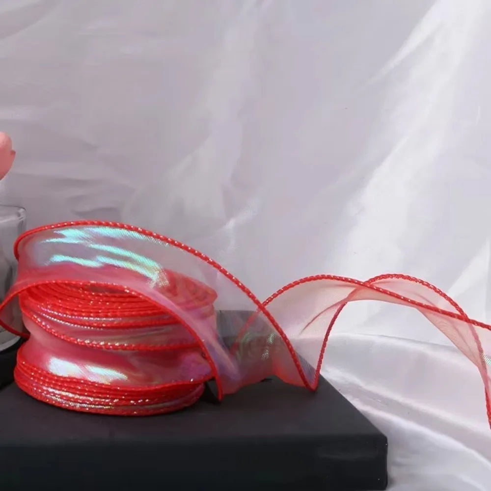 10 Yards Fishtail Yarn Bead Ribbon 40MM – DIY Gift Wrap Craft Craft Ribbon Richie's Red L