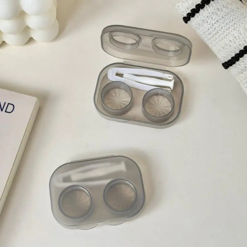 Contact Lens Case with Tweezers – Dustproof Travel Organizer Contact Lens Case Richie's A6-1pc