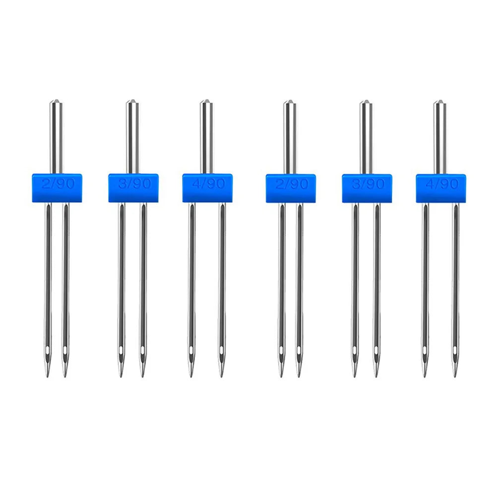 Twin Needle Set & Presser Foot – Double Hole Sewing Needles Sewing Needle Set Richie's Default Title