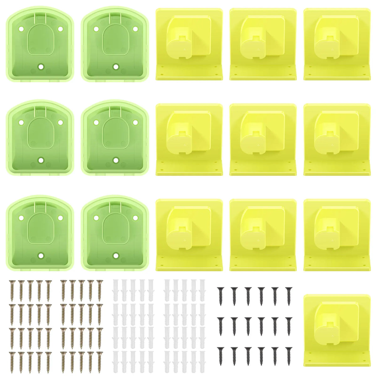 Ryobi 18V Power Tool & Battery Wall Mount Holder Set 16pc Tool Wall Mount Set Richie's A 16pcs