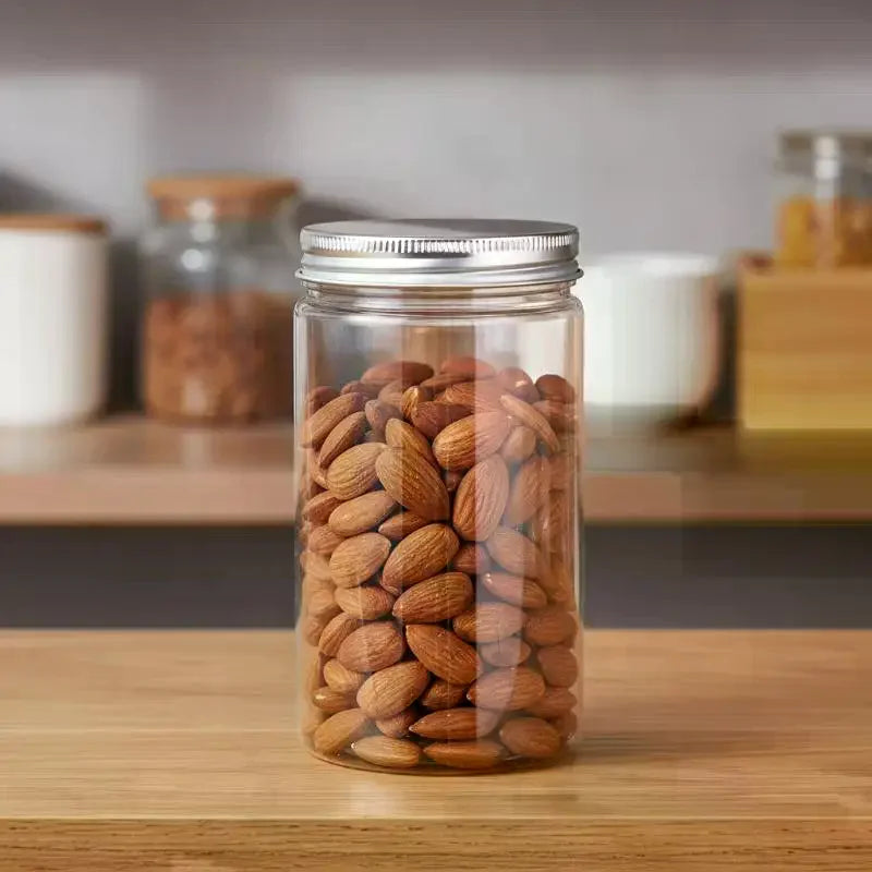 Food Grade PET Sealed Storage Jar with Aluminum Cap Food Storage Jar Richie's