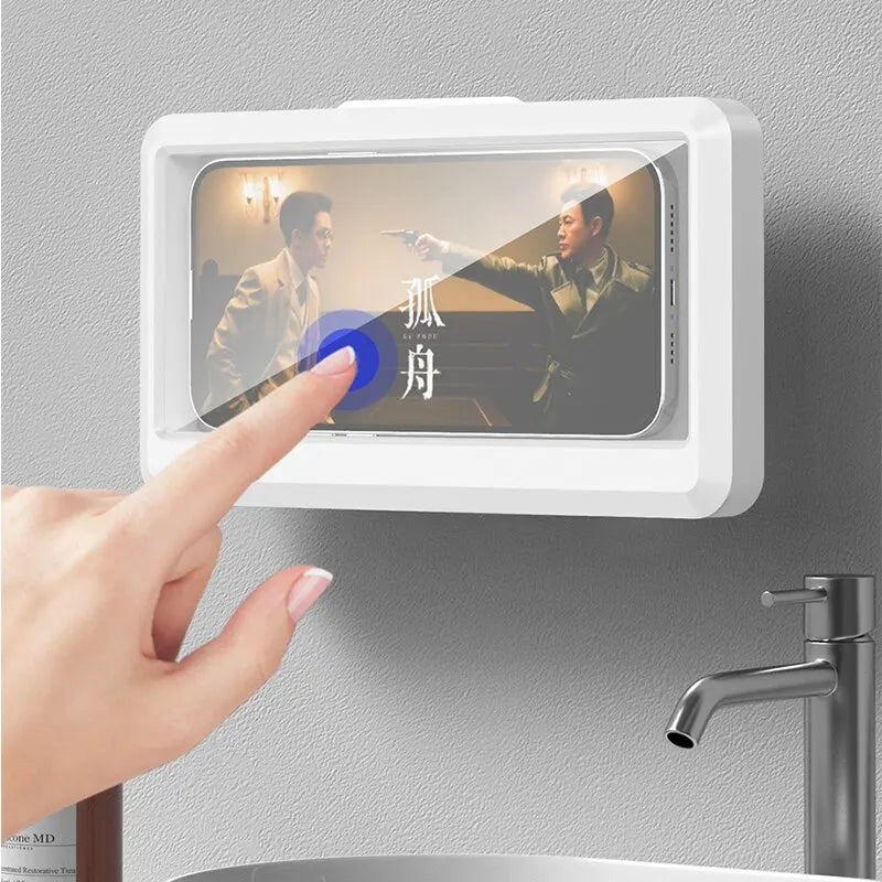 Waterproof Shower Phone Holder Anti-Fog Wall Mount Case Shower Phone Holder Richie's