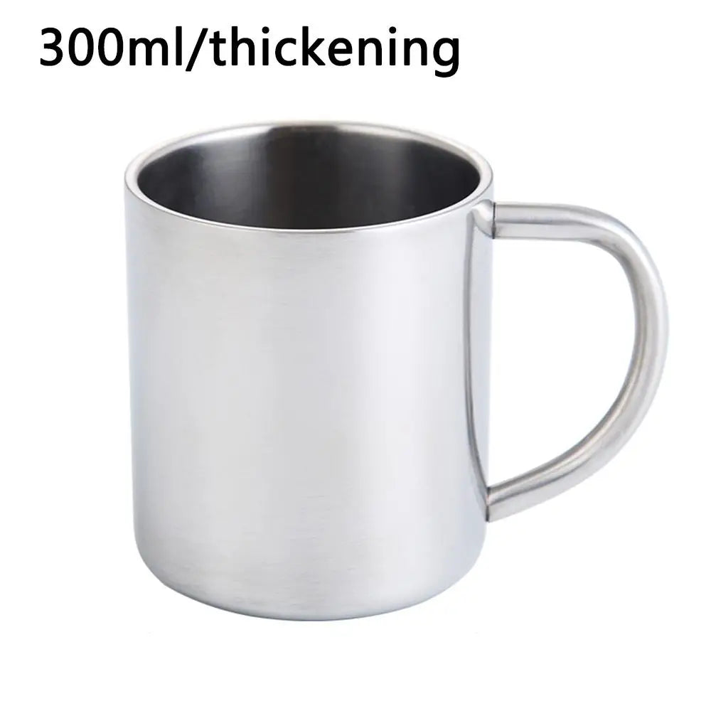 Stainless Steel Travel Coffee Mug Tumbler with Handle Travel Coffee Mug Richie's 300ml-thickening as shown