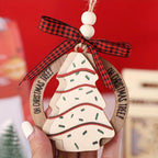 Wooden Apple Christmas Ornaments – Handcrafted Tree Decor Christmas Tree Ornaments Richie's
