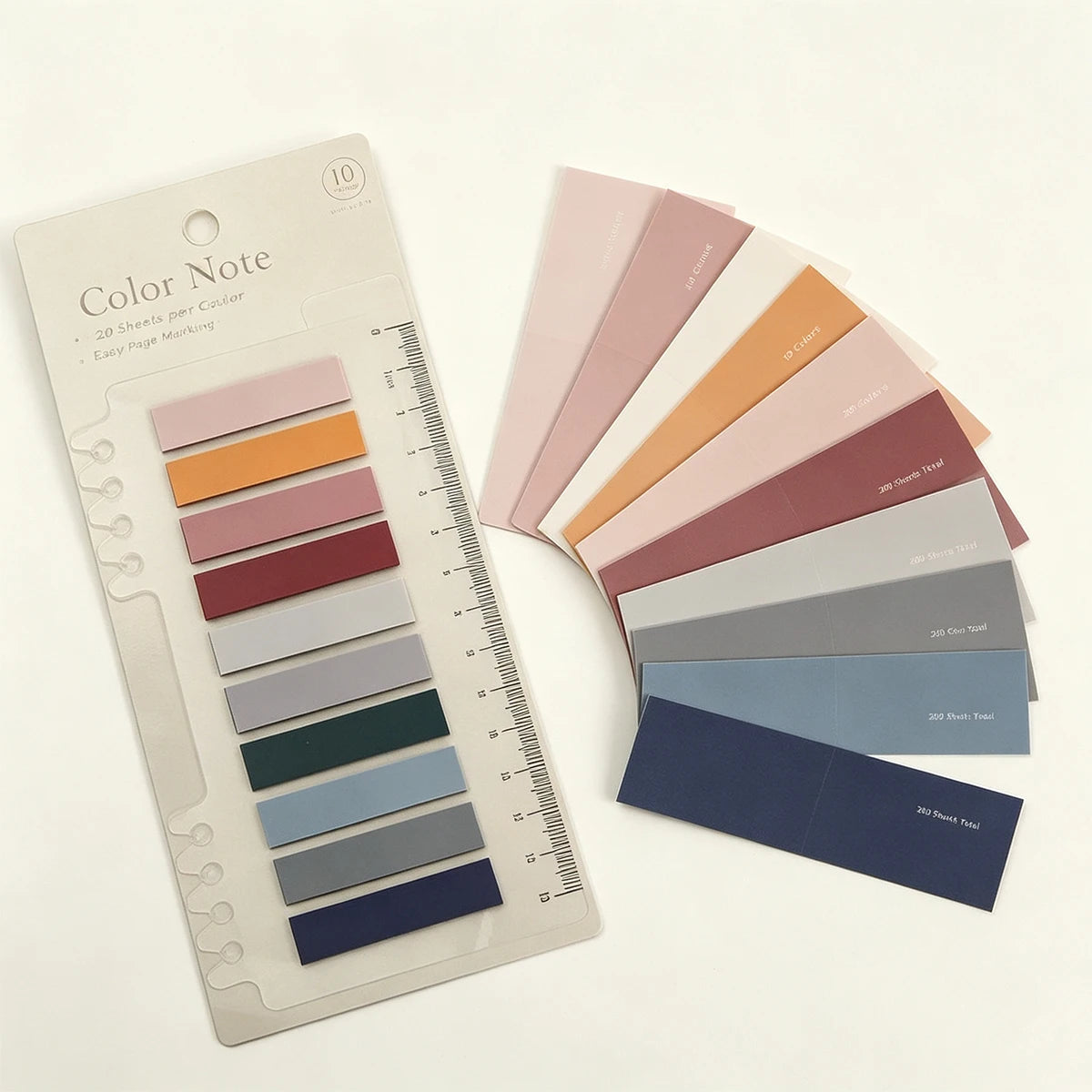 Transparent Index Tabs – 10 Color Writeable Sticky Page Markers Sticky Index Tabs Richie's