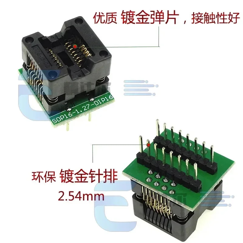 SOP/TSSOP to DIP Programmer Adapter Socket Set 8–28 Pin IC Programmer Adapter Richie's